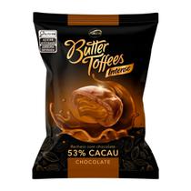 Bala Arcor Butter Toffees Intense Recheio Chocolate 53% Cacau Sabor Chocolate Pacote 90G