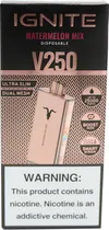 Vape Descartável Ignite V250 Watermelon Mix 25000 Puffs Rose