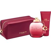 Kit Perfume Coach Wild Rose Edp 90ML + Locao Corporal 100ML + Necessaire - Feminino