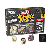 Muñeco Funko Bitty Pop Games Of Thrones Daenerys-Bride Khal Drogo Drogon 4 Piezas