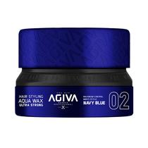 Agiva Mascara Capilar Cera Styling Hair 02 Navy Blue Pasta Escultora Ofrece Una Fijacion Equilibrada Que Permite Moldea s/C