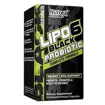 Nutrex Lipo 6 Black Probiotic 30 Cápsulas