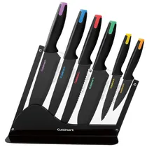 Jogo de Facas Cuisinart C55-7PCE Cerâmica Bloco Acrílico – 7 Peças