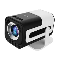 Projetor LED Luo LU-V88 / 1080P / 4K / 300 Lumens / USB / HDMI / TF / Wifi / Android 13 / 100-260V - Preto/ Branco