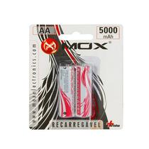 Pilha Mox AA Recarregavel 5000 Mah - 2 Unidades