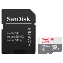 Cartao de Memoria Micro SD Sandisk Ultra 256GB Class 10  SDSQUNR-256G-GN6TA