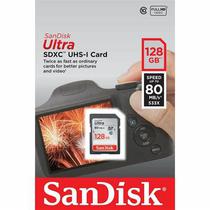 Memoria Micro SD 128GB Sandisk Ultra 80MB/s C10