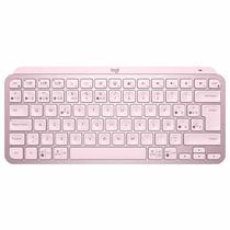 Teclado Logitech MX Keys Mini Wireless / Backlight / Espanhol - Rosa (920-010478)