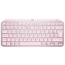 Teclado Logitech MX Keys Mini Wireless / Backlight / Espanhol - Rosa (920-010478)