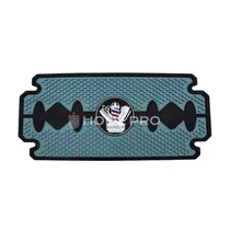 Tapete Antiderrapante para Bancada de Barbearia Barbeiro 44 X 19 CM/18,11 X 7,48 Pol.