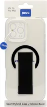 Case Joog para iPhone 16 Pro Sport Hybrid/Silicon Band Clear/Black