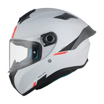 Capacete MT Helmets Targo s Solid A12 - Fechado - Tamanho s - Matt White