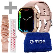 Smartwatch G-Tide Style com Bluetooth - Rose Gold + Pulseira