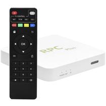 Receptor Digital TV Box RPC Plus 8K 5G Uhd 6D 256GB/ 512GB/ Iptv/ Wifi/ HDMI/ USB/ TF/ Lan/ Android 13.1 Branco