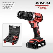 Kit de Furadeira Mondial FPF-09M Furad.Rec 21V/2V