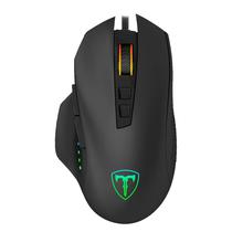 Mouse Gamer T-Dagger T-TGM203 Warrant Officer Gaming RGB com Fio 4800 Dpi - Preto