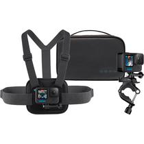 Kit Esportivo Gopro AKTAC-001 Sports Kit - Suporte + Peitoral + Bolsa - Preto