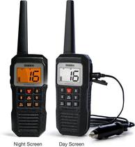 Radio Uniden Maritimo de Mao Atlantis 155 VHF Prova D'Agua Flutuante Submersivel