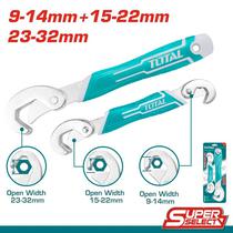 Llave Autoajustable Total TBWS09328 Set 2 Piezas