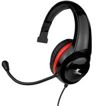 Fone de Ouvido Gaming Xtech XTH-520 Molten Wired/USB - Preto/Vermelho