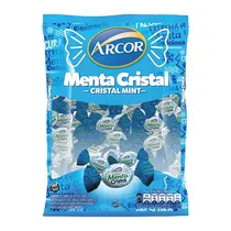 Bala Arcor Menta Cristal Pacote 810G