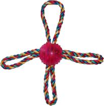 Brinquedo de Corda para Caes Rosa 23CM - Pawise Fetch & Play 14547