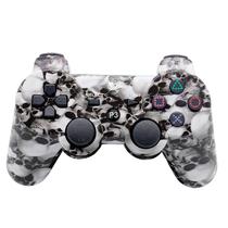 Controle Play Game Dualshock 3 Caveira Sem Fio para PS3 - Cinza