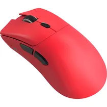 Mouse Gamer Attack Shark R1 1K PAW3311 Sem Fio - Vermelho