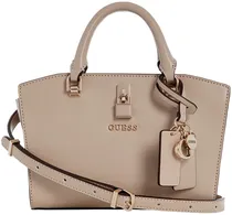 Bolsa Guess VG965576 Queensland Mini Feminina - Simply Taupe