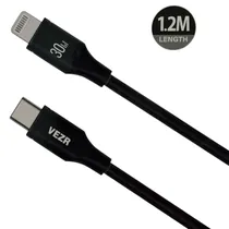 Vezr Cabo VD09 Type-C/Lightining 30W 1.2M Black