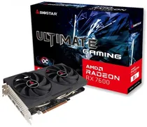 Placa de Vídeo RX7600 8GB Biostar Ultimate Gaming Oc GDDR6 VA76S6RM81-Rbar A-BS2/Hmdi