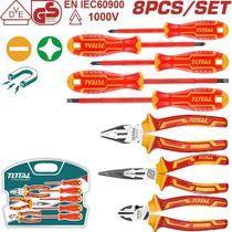 Total Kit de Herramientas Manuales Aisladas THKIST3082 8PC