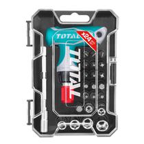 Kit de Ferramenta Total Tools T-Handle Wrench Screwdriver TACSD30186 com 24 Pecas