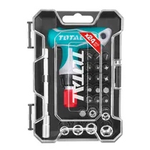 Kit de Ferramenta Total Tools T-Handle Wrench Screwdriver TACSD30186 com 24 Peças