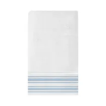 Toalla de Baño Soho Retreat Stripes Collection TO1600RETSTBL 90 X 150 CM Blanco - Celeste