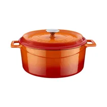 Cacerola de Hierro Fundido Lava LVYTC28K2O 6.71L 28 CM Naranja