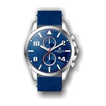 Relogio Analogico Masculino Daniel Klein Exclusive DK.1.12344-2 - Azul e Prata