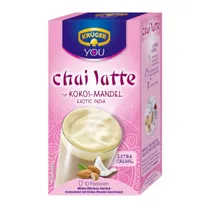 CHá Kruger Chai Latte AMêndoas e Coco 10X14G