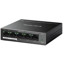 Switch Mercusys MS105GP com 5 Portas Ethernet de 10/100/1000 MBPS - Preto