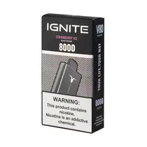 Pod Descartável Ignite V80 Black Strawberry Ice 8000 Puffs