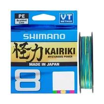 Hilo de Pesca Shimano Kairiki 8 Multifilamento 3.6KG 0.100MM 150M Multicolor
