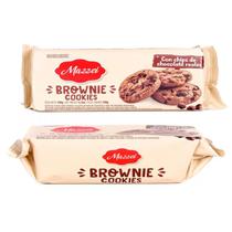 Biscoito Mazzei Brownei Cookies com Chips de Chocolate Reais - 120G