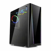 Gabinete Gamer Redragon Tailgate GC-702 Mid Tower / 5 Cooler / RGB - Preto