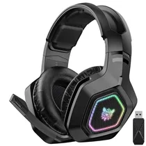 Headset Gamer Onikuma B100 RGB / Wireless - Preto