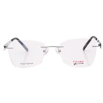 Armação para Óculos de Grau RX Visard Mod.7026 54-18-140 Col.02 - Preto/Cinza