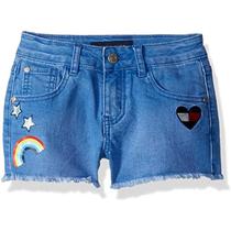 Short Tommy Hilfiger Feminina 61E35020-901 08 - Azul