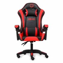 Cadeira Gamer Goline Black Red com Detalhes Na Cadeira