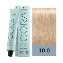 Crema de Coloracion Schwarzkopf Igora Royal 10-0 Rubio Platino 60GR