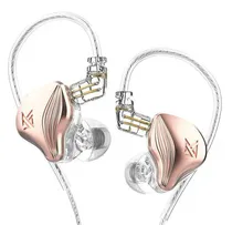KZ Zex Fone In-Ear Sem Microfone – Rosé Dourado