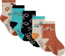 Meias Bebê Orchestra ALAMQ5-Ecr - Masculina (5 Pares)